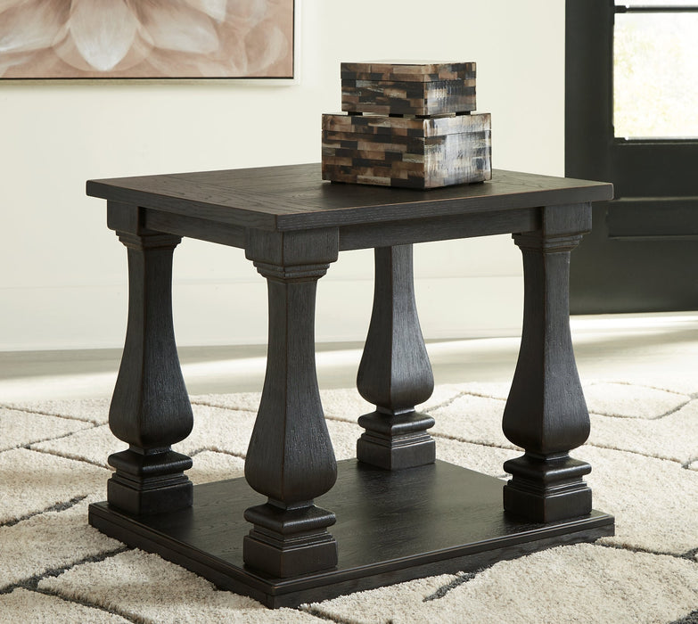 Wellturn Rectangular End Table Royal Furniture