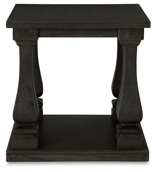 Wellturn Rectangular End Table Royal Furniture