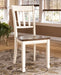 Whitesburg Dining Table and 4 Chairs Royal Furniture