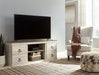 Willowton LG TV Stand w/Fireplace Option Royal Furniture