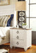 Willowton Queen Panel Bed with Mirrored Dresser, Chest and 2 Nightstands Royal Furniture