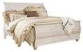 Willowton Queen Sleigh Bed with Dresser Royal Furniture