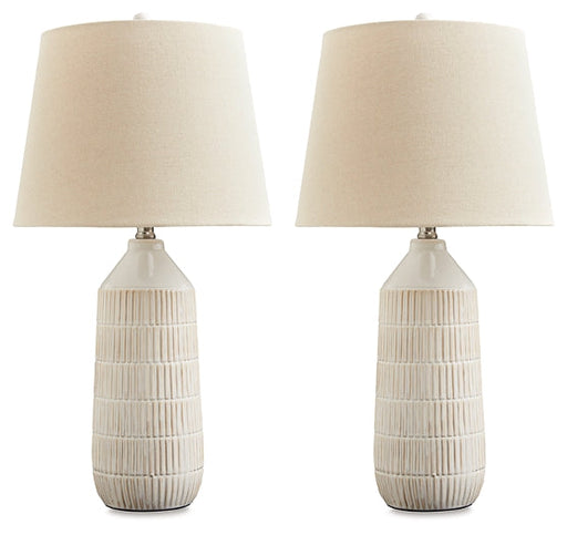 Willport Ceramic Table Lamp (2/CN) Royal Furniture