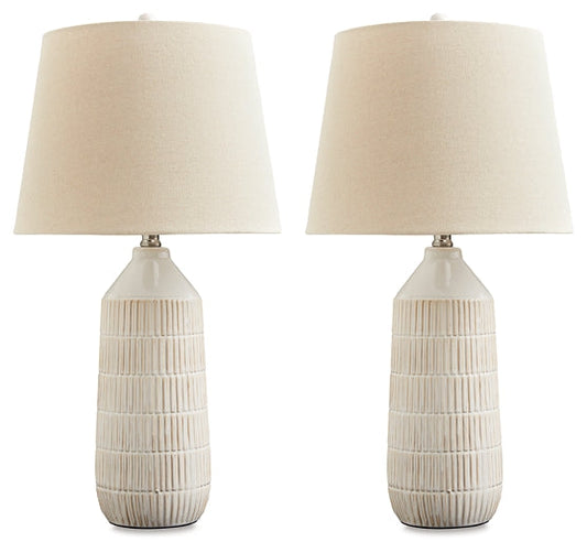 Willport Ceramic Table Lamp (2/CN) Royal Furniture