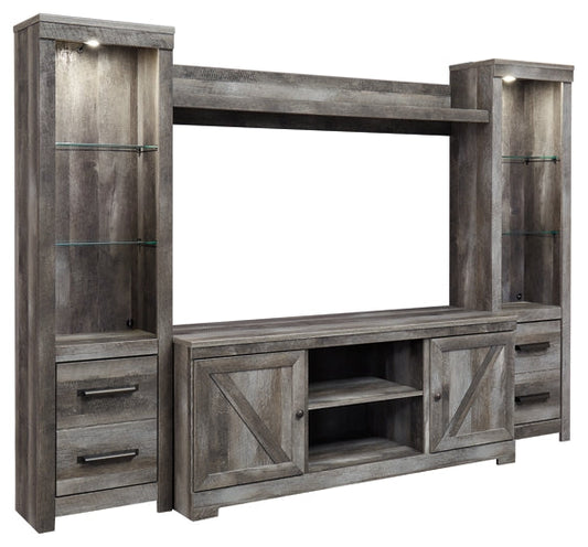 Wynnlow 4-Piece Entertainment Center Royal Furniture