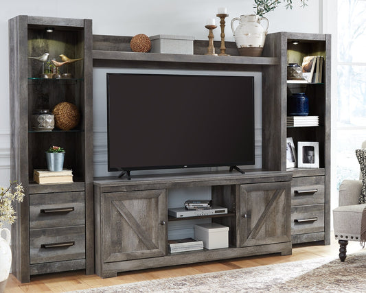 Wynnlow 4-Piece Entertainment Center Royal Furniture