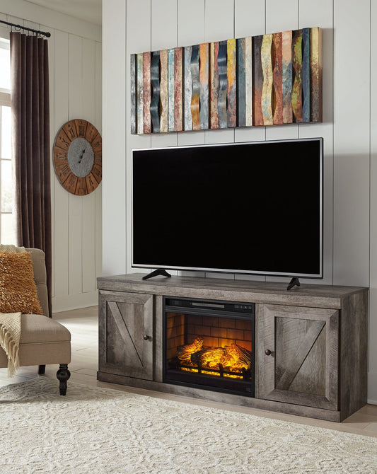 Wynnlow TV Stand with Electric Fireplace Royal Furniture