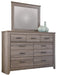 Zelen Dresser and Mirror Royal Furniture