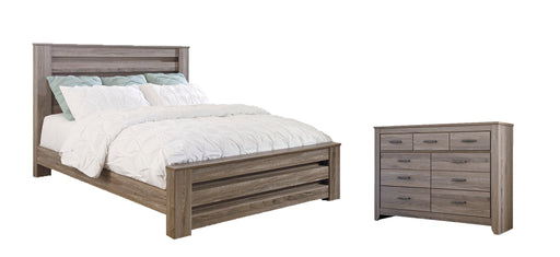 Zelen King Panel Bed with Dresser Royal Furniture