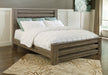 Zelen King Panel Bed with Mirrored Dresser Royal Furniture