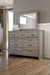 Zelen Queen/Full Panel Headboard with Mirrored Dresser, Chest and Nightstand Royal Furniture