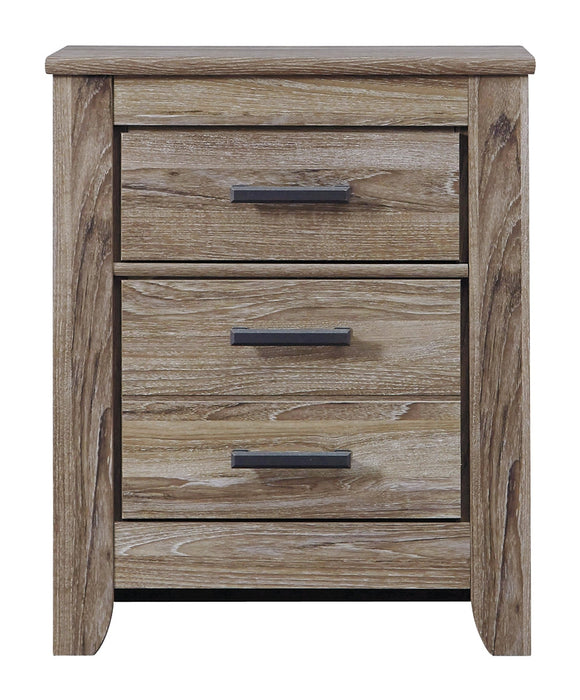 Zelen Two Drawer Night Stand Royal Furniture