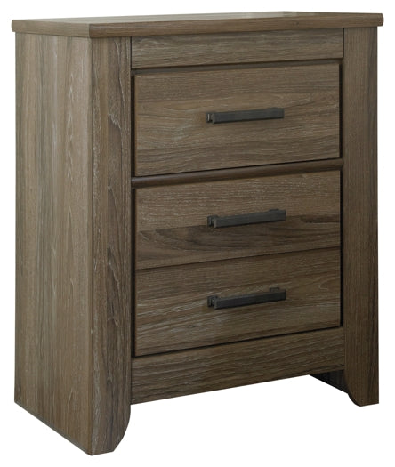 Zelen Two Drawer Night Stand Royal Furniture