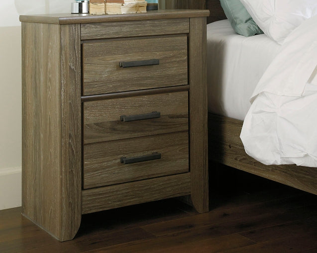 Zelen Two Drawer Night Stand Royal Furniture