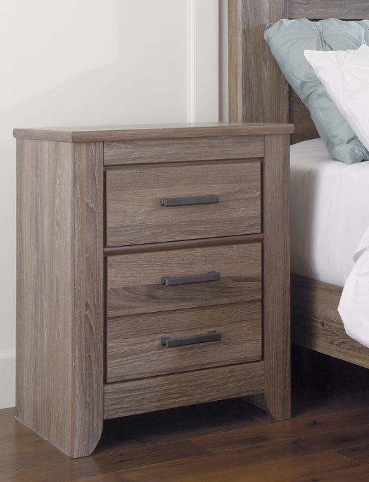 Zelen Two Drawer Night Stand Royal Furniture