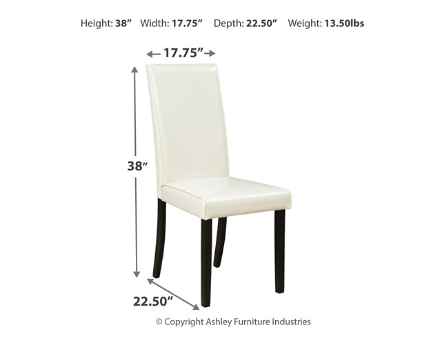 Kimonte Dining UPH Side Chair (2/CN)