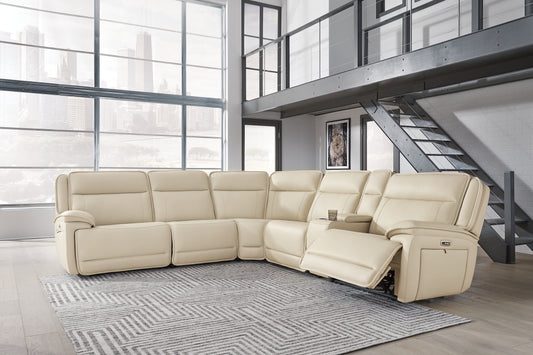 Double Deal 6-Piece Power Reclining Sectional