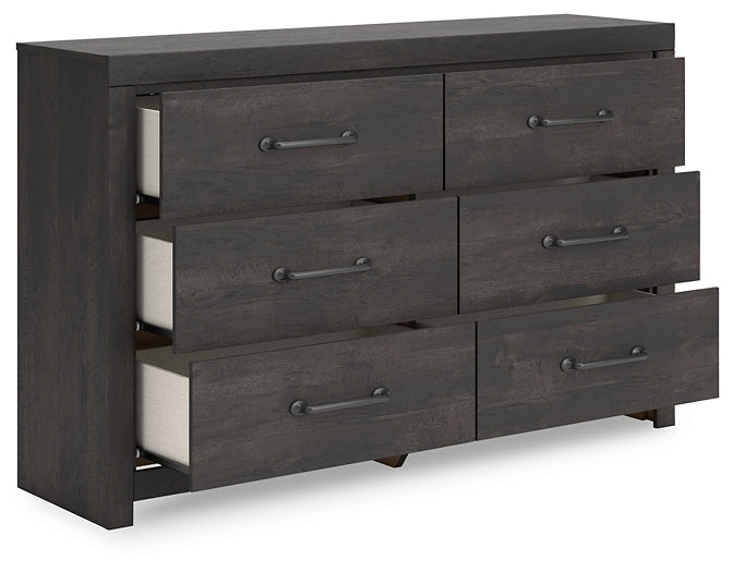 Hollivern Six Drawer Dresser