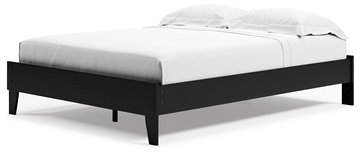 Finch Queen Platform Bed with Dresser, Chest and 2 Nightstands