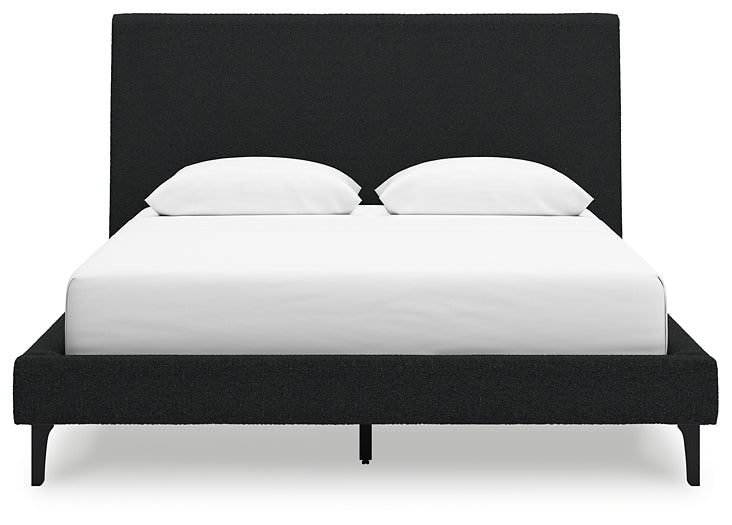 Cadmori Queen Upholstered Bed with 2 Nightstands