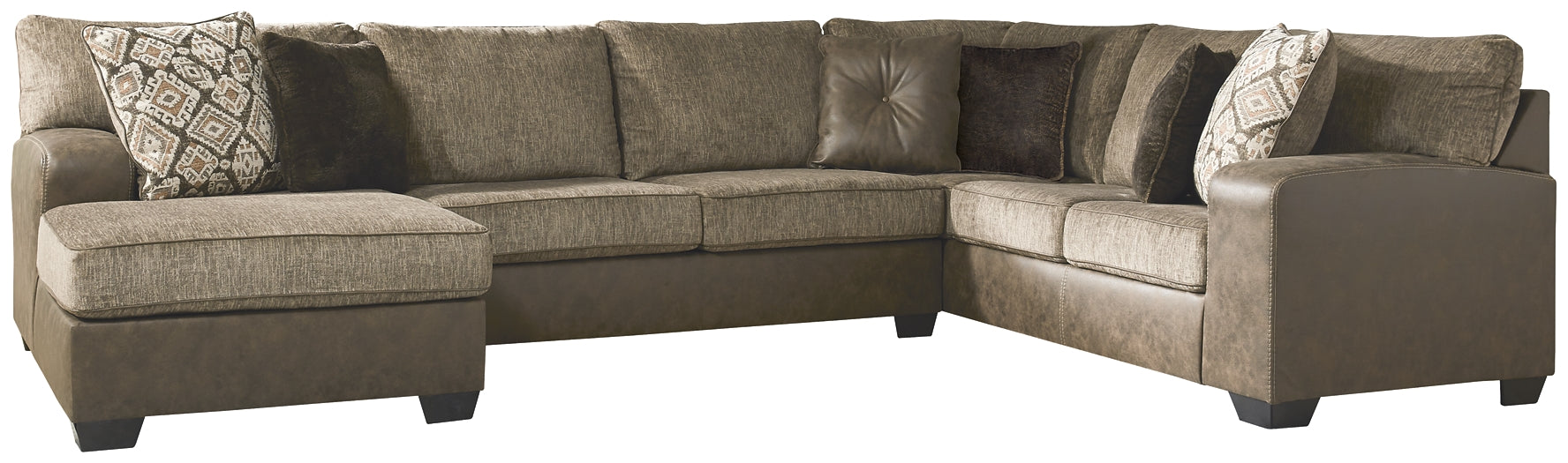 Abalone 3-Piece Sectional with Chaise Royal Furniture