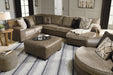 Abalone 3-Piece Sectional with Ottoman Royal Furniture