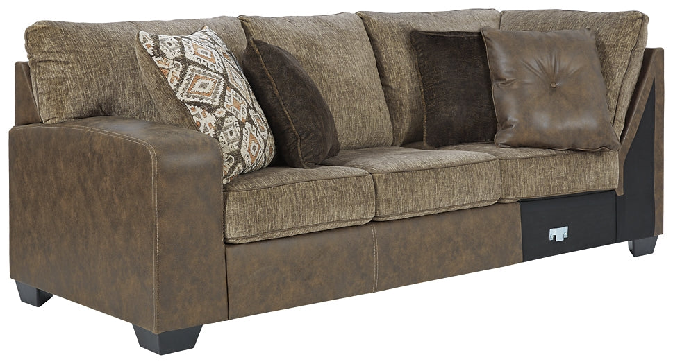 Abalone 3-Piece Sectional with Ottoman Royal Furniture