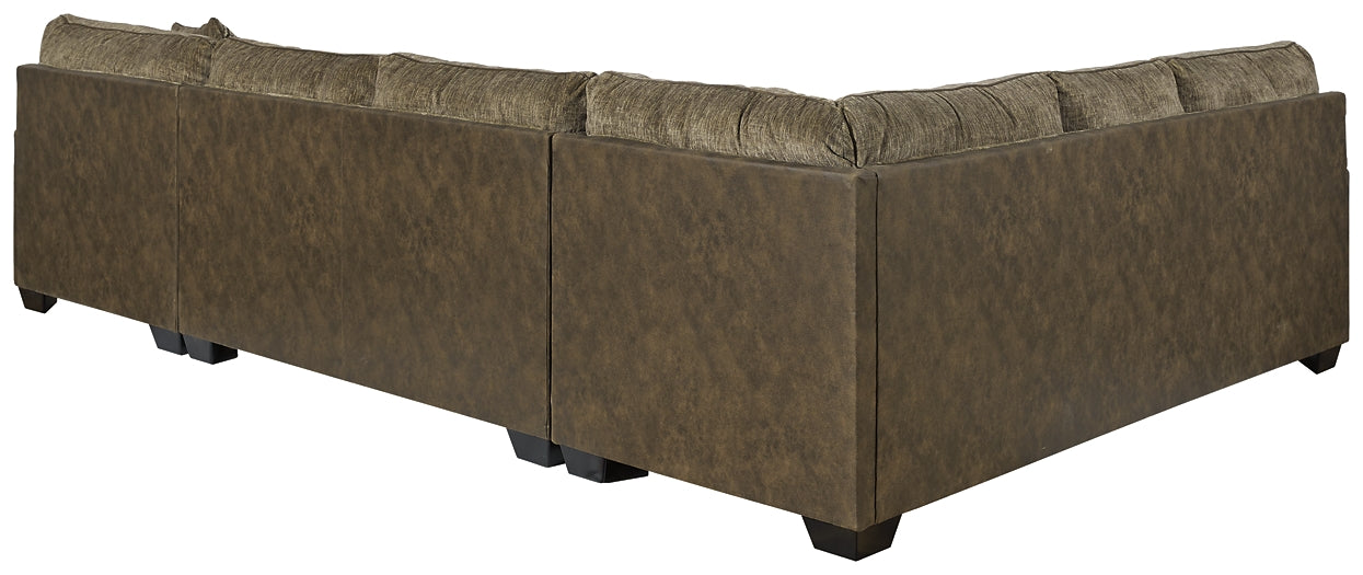 Abalone 3-Piece Sectional with Ottoman Royal Furniture