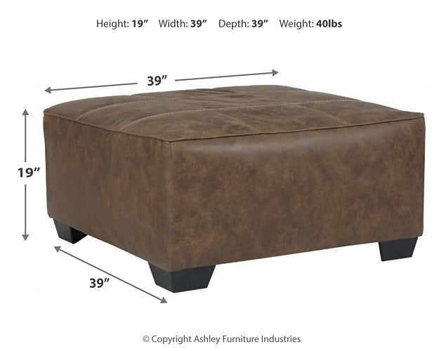 Abalone Oversized Accent Ottoman Royal Furniture