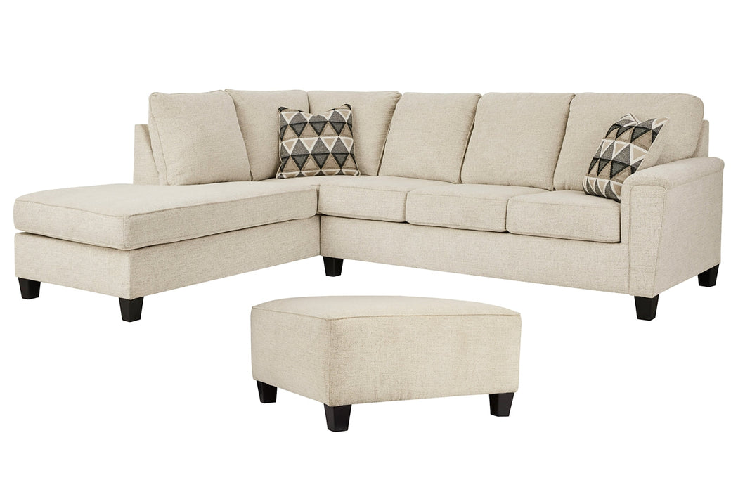 Abinger 2-Piece Sectional with Ottoman Royal Furniture