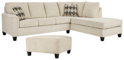 Abinger 2-Piece Sectional with Ottoman Royal Furniture