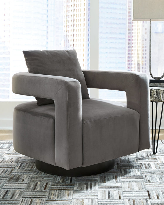 Alcoma Swivel Accent Chair Royal Furniture