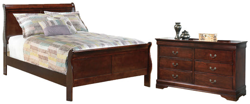 Alisdair Full Sleigh Bed with Dresser Royal Furniture