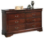 Alisdair Queen Sleigh Bed with Dresser Royal Furniture