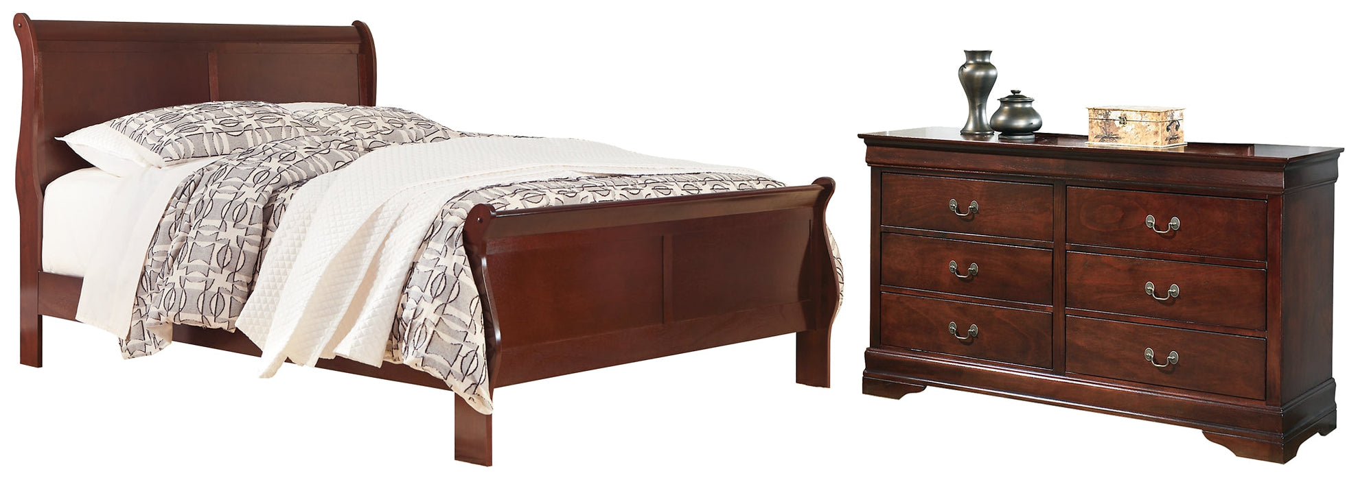 Alisdair Queen Sleigh Bed with Dresser Royal Furniture