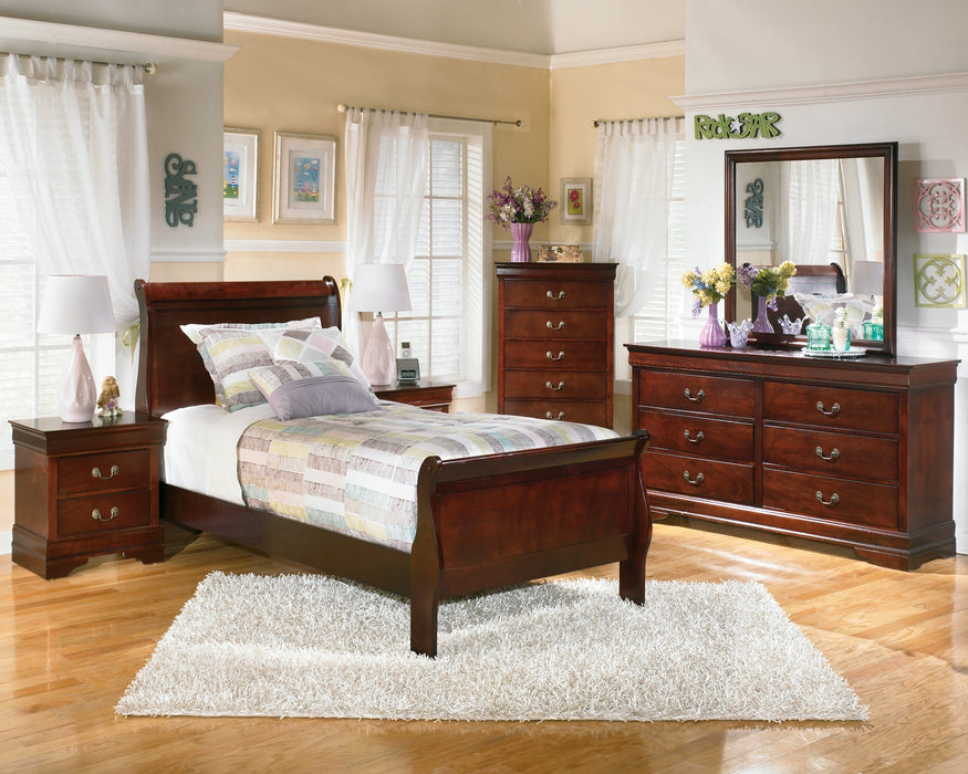 Alisdair Twin Sleigh Bed with Dresser Royal Furniture