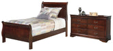 Alisdair Twin Sleigh Bed with Dresser Royal Furniture