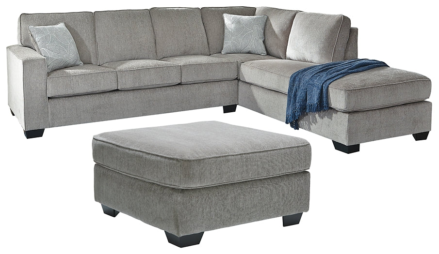 Altari 2-Piece Sectional with Ottoman Royal Furniture