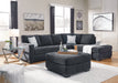 Altari 2-Piece Sectional with Ottoman Royal Furniture