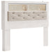 Altyra Queen Bookcase Headboard with Mirrored Dresser, Chest and 2 Nightstands Royal Furniture