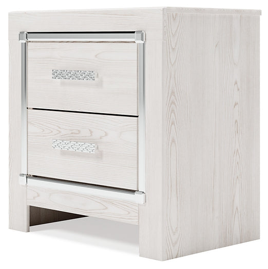 Altyra Two Drawer Night Stand Royal Furniture