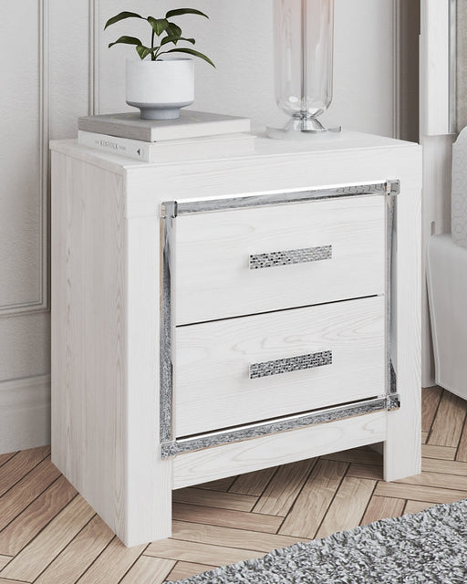 Altyra Two Drawer Night Stand Royal Furniture