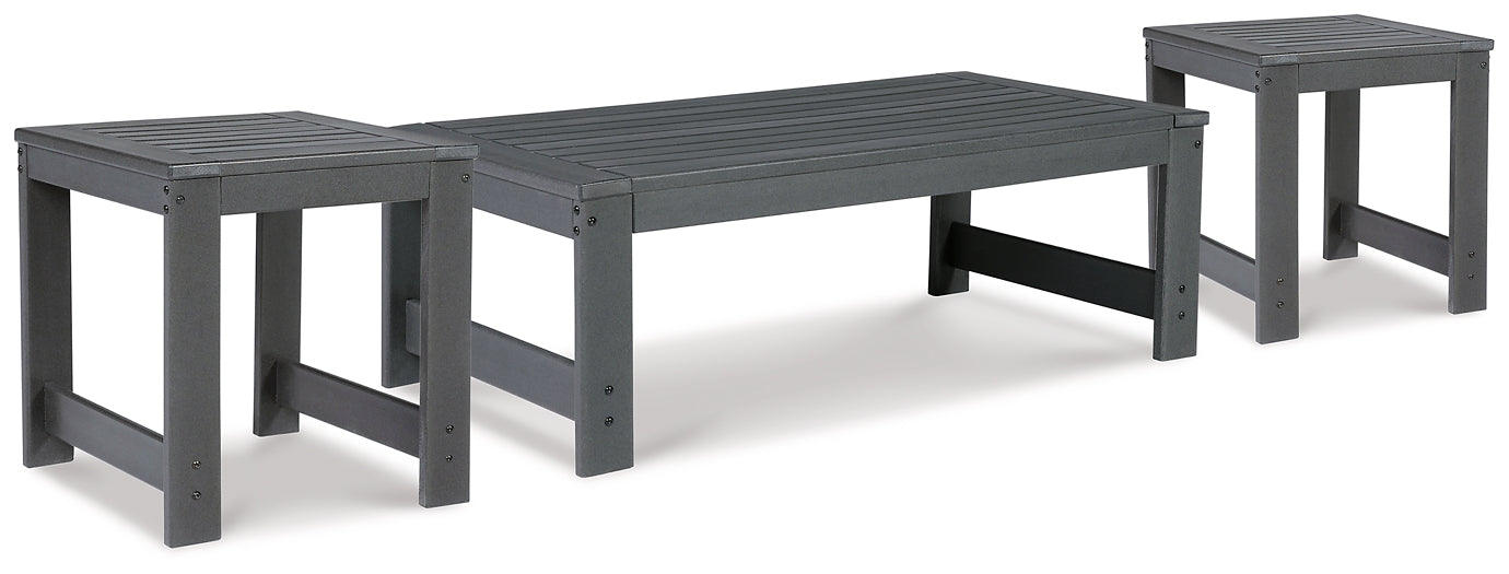 Amora Outdoor Coffee Table with 2 End Tables Royal Furniture