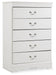 Anarasia Five Drawer Chest Royal Furniture