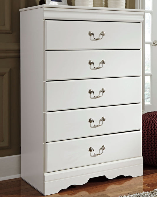 Anarasia Five Drawer Chest Royal Furniture