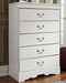 Anarasia Five Drawer Chest Royal Furniture