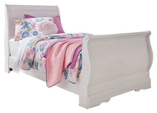 Anarasia Twin Sleigh Bed with Dresser Royal Furniture