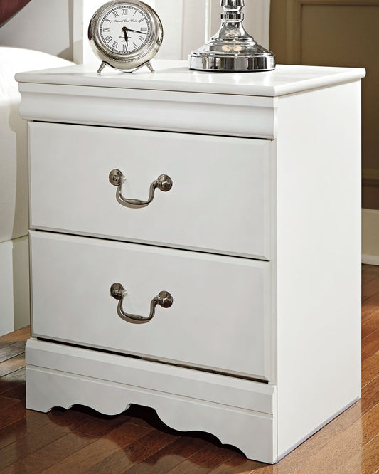 Anarasia Two Drawer Night Stand Royal Furniture