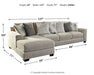 Ardsley 2-Piece Sectional with Chaise Royal Furniture