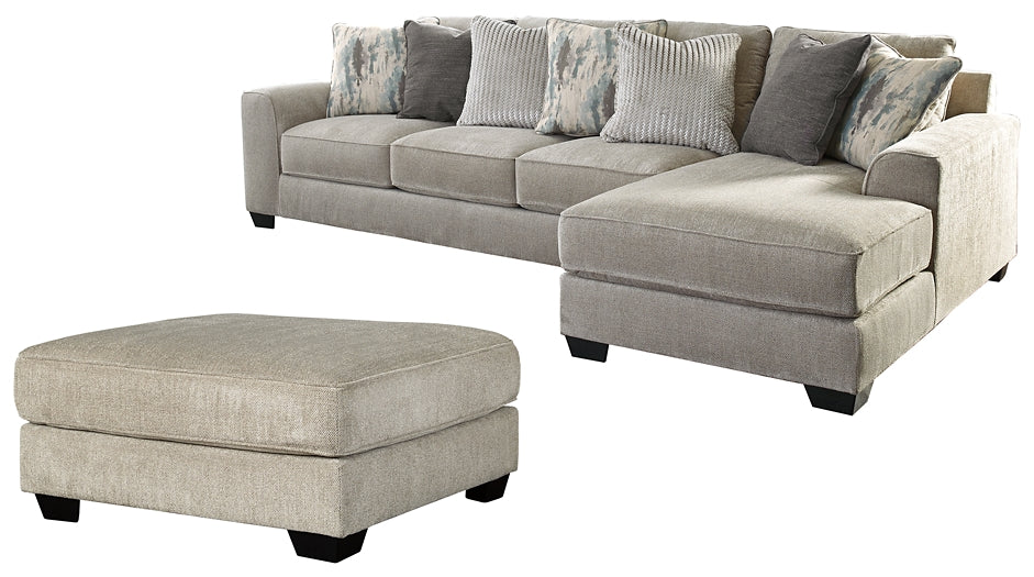 Ardsley 2-Piece Sectional with Ottoman Royal Furniture